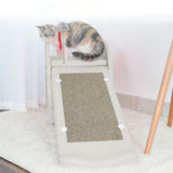 Maxbell Cat Scratch Ramp Slide Durable Bed Scratch Board for Exercise Toys Cats White