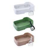 Maxbell Mesh Dog Toilet for Small and Medium Dogs Easy to Clean with Protection Wall White