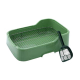 Maxbell Mesh Dog Toilet for Small and Medium Dogs Easy to Clean with Protection Wall Green