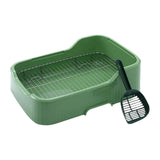 Maxbell Mesh Dog Toilet for Small and Medium Dogs Easy to Clean with Protection Wall Green