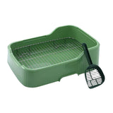 Maxbell Mesh Dog Toilet for Small and Medium Dogs Easy to Clean with Protection Wall Green