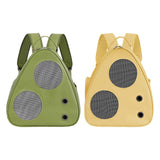 Maxbell Cat Carrier Backpack with Pocket Adjustable Shoulder Strap for Camping Green