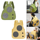 Maxbell Cat Carrier Backpack with Pocket Adjustable Shoulder Strap for Camping Green