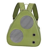 Maxbell Cat Carrier Backpack with Pocket Adjustable Shoulder Strap for Camping Green