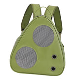 Maxbell Cat Carrier Backpack with Pocket Adjustable Shoulder Strap for Camping Green