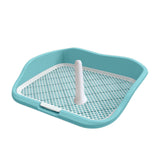 Maxbell Portable Mesh Dog Training Toilet Litter Box Small Dog Urinal with Fence Green