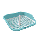 Maxbell Portable Mesh Dog Training Toilet Litter Box Small Dog Urinal with Fence Green