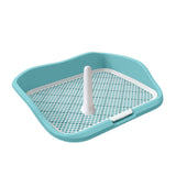 Maxbell Portable Mesh Dog Training Toilet Litter Box Small Dog Urinal with Fence Green