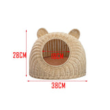 Maxbell Cat Sleeping Bed Washable Lightweight for Summer Small Medium Dogs Puppy 38cmx38cm