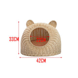 Maxbell Cat Sleeping Bed Washable Lightweight for Summer Small Medium Dogs Puppy 45cmx45cm