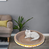 Maxbell Corrugated Scratch Pad Lounge Beds House Nest Cats Scratcher Cardboard 50cmx9cm