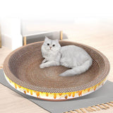 Maxbell Corrugated Scratch Pad Lounge Beds House Nest Cats Scratcher Cardboard 43cmx9cm