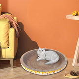 Maxbell Corrugated Scratch Pad Lounge Beds House Nest Cats Scratcher Cardboard 43cmx9cm