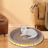 Maxbell Corrugated Scratch Pad Lounge Beds House Nest Cats Scratcher Cardboard 43cmx9cm