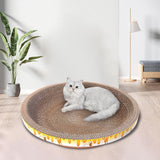 Maxbell Corrugated Scratch Pad Lounge Beds House Nest Cats Scratcher Cardboard 43cmx9cm