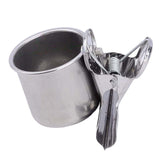 Maxbell Bird Parrot Feeding Cup Parrot Water Food Bowl Bird Cage Feeder for Canary M
