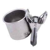 Maxbell Bird Parrot Feeding Cup Parrot Water Food Bowl Bird Cage Feeder for Canary M