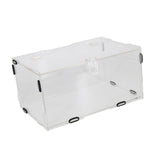 Maxbell Reptile Breeding Box Transport Container Carrier Clear for Scorpion Snake