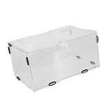 Maxbell Reptile Breeding Box Transport Container Carrier Clear for Scorpion Snake