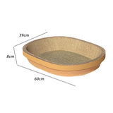 Maxbell Cat Scratch Pad Thicken Corrugated Nest Bed Bowl Shaped Grind Claws Brown Edge