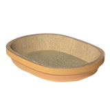 Maxbell Cat Scratch Pad Thicken Corrugated Nest Bed Bowl Shaped Grind Claws Brown Edge