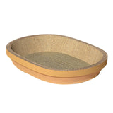 Maxbell Cat Scratch Pad Thicken Corrugated Nest Bed Bowl Shaped Grind Claws Brown Edge