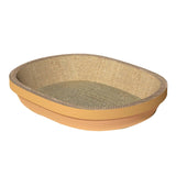 Maxbell Cat Scratch Pad Thicken Corrugated Nest Bed Bowl Shaped Grind Claws Brown Edge