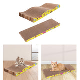 Maxbell Cat Scratcher Cardboard Scratching Mat Furniture Protector Cat Scratch Pad Surge 70x24x6cm