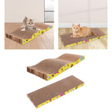 Maxbell Cat Scratcher Cardboard Scratching Mat Furniture Protector Cat Scratch Pad Surge 70x24x6cm