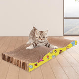 Maxbell Cat Scratcher Cardboard Scratching Mat Furniture Protector Cat Scratch Pad Surge 70x24x6cm
