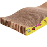 Maxbell Cat Scratcher Cardboard Scratching Mat Furniture Protector Cat Scratch Pad Surge 70x24x6cm