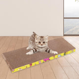 Maxbell Cat Scratcher Cardboard Scratching Mat Furniture Protector Cat Scratch Pad Straight 70x24x4cm