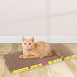 Maxbell Cat Scratcher Cardboard Scratching Mat Furniture Protector Cat Scratch Pad Straight 70x24x4cm