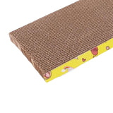 Maxbell Cat Scratcher Cardboard Scratching Mat Furniture Protector Cat Scratch Pad Straight 70x24x4cm