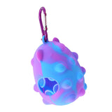 Maxbell Pet Waste Bag Dispenser with Carabiner Storage Portable Dog Poop Bag Holder Violet