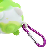 Maxbell Pet Waste Bag Dispenser with Carabiner Storage Portable Dog Poop Bag Holder Green