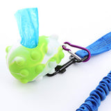 Maxbell Pet Waste Bag Dispenser with Carabiner Storage Portable Dog Poop Bag Holder Green