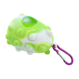 Maxbell Pet Waste Bag Dispenser with Carabiner Storage Portable Dog Poop Bag Holder Green