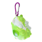 Maxbell Pet Waste Bag Dispenser with Carabiner Storage Portable Dog Poop Bag Holder Green