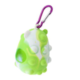 Maxbell Pet Waste Bag Dispenser with Carabiner Storage Portable Dog Poop Bag Holder Green
