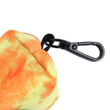 Maxbell Pet Waste Bag Dispenser for Pooper with Buckle Clip Dog Poop Bag Holder Orange Yellow