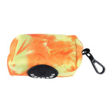 Maxbell Pet Waste Bag Dispenser for Pooper with Buckle Clip Dog Poop Bag Holder Orange Yellow