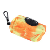 Maxbell Pet Waste Bag Dispenser for Pooper with Buckle Clip Dog Poop Bag Holder Orange Yellow