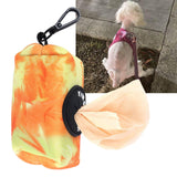 Maxbell Pet Waste Bag Dispenser for Pooper with Buckle Clip Dog Poop Bag Holder Orange Yellow