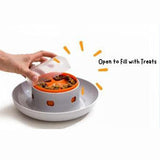 Maxbell Dog Food Dispenser Bowl Interactive Leakage Treat Dispensing Dog Puzzle Toys