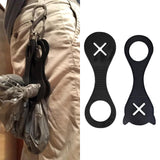Maxbell Dog Poop Bag Holder Rubber Fit Any Leash for Walking Accessory Pet Supply No Ears