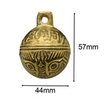 Maxbell Dog Bell Collar Bell Fittings Decoration Retro for Necklace Pendant Crafts 44mm