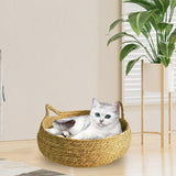 Maxbell Scratching Cat Bed with Removable Cushion Fittings Portable for Kitten White 40cm