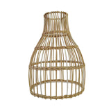 Maxbell Rattan Lampshade Handmade Decoration for Hanging Light, Floor Lamps Teahouse 18cm x 26cm