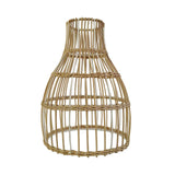 Maxbell Rattan Lampshade Handmade Decoration for Hanging Light, Floor Lamps Teahouse 18cm x 26cm